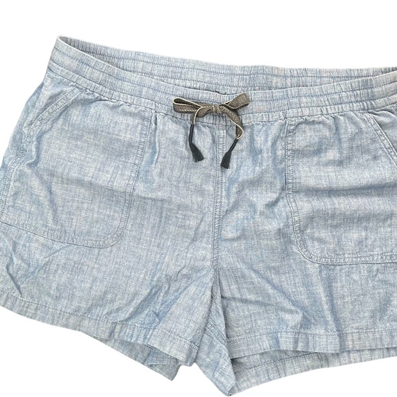 Point Sur J. Crew Drawstring Denim Shorts 100% Cotton size XL - Picture 3 of 12